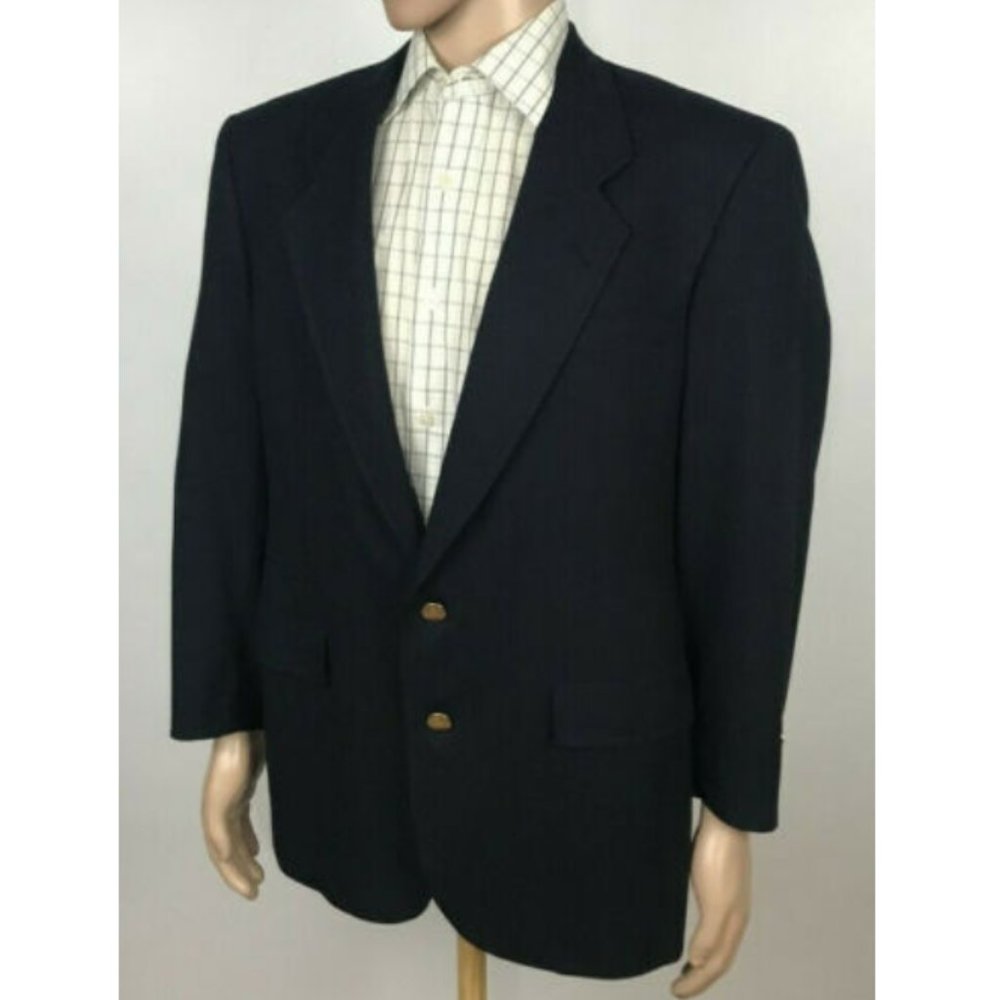 Hart Schaffner Marx Gold Trumpeter Sport Blazer  Sz 40R - Picture 3 of 8